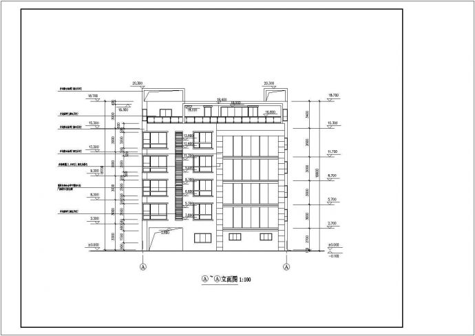 某省多层住宅F建施工建筑CAD图纸_图1