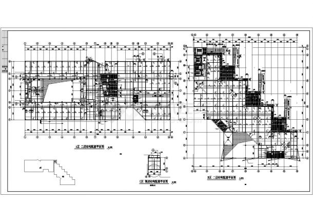 某国际学校教学楼及综合楼建筑结构图纸-图一