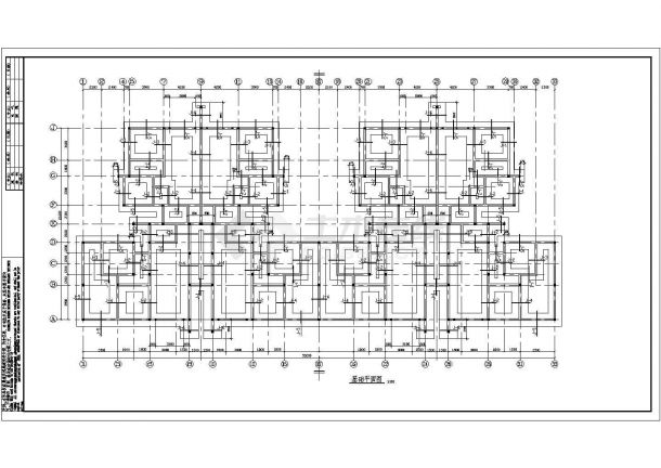 某地区砖混结构多层结构图纸（含说明）-图一
