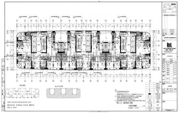 义乌世贸中心B栋住宅-建施平面CAD图-图一