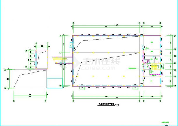 某地区三层锅炉房电气平面CAD图纸-图一