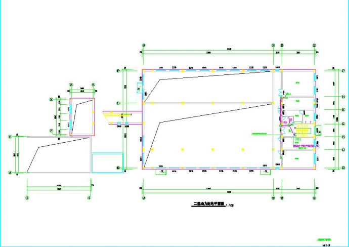 某地区三层锅炉房电气平面CAD图纸_图1