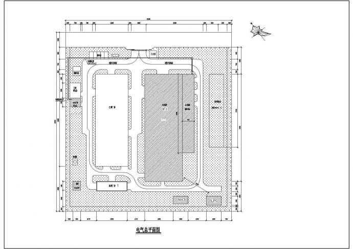 某工厂的机电方案平面设计CAD图_图1