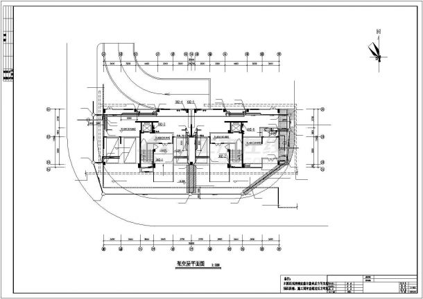 长沙市某小区全套给排水施工图纸-图一