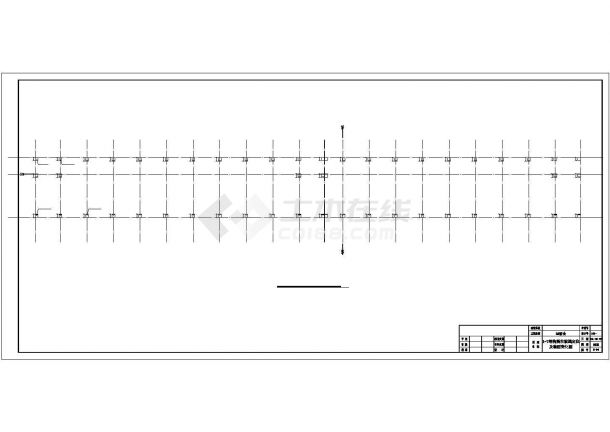 某钢筋混凝土柱-钢梁排架宿舍结构设计图-图二