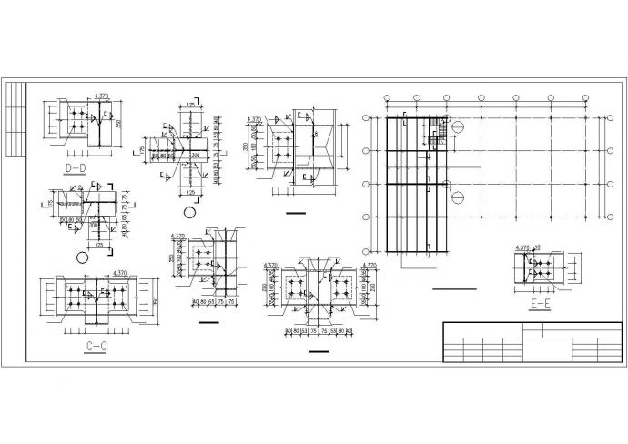 成都某钢结构售楼部结构设计图_图1