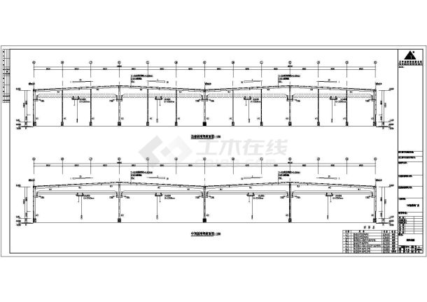 某地公司11#钢结构厂施工图（共10张）-图二