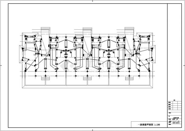 某地多层住宅电气施工CAD图-图二