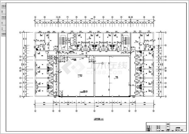 某综合楼电气设计施工全套CAD参考图-图二