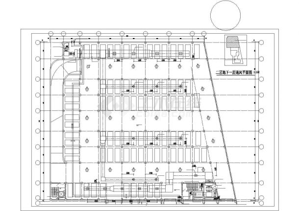 综合大厦暖通空调布置CAD详细参考图-图二