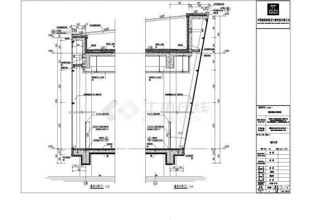 [施工图][四川]200平米小型茶室建筑设计施工图纸-图一