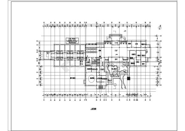 南方某温泉度假别墅建筑规划CAD参考图-图二