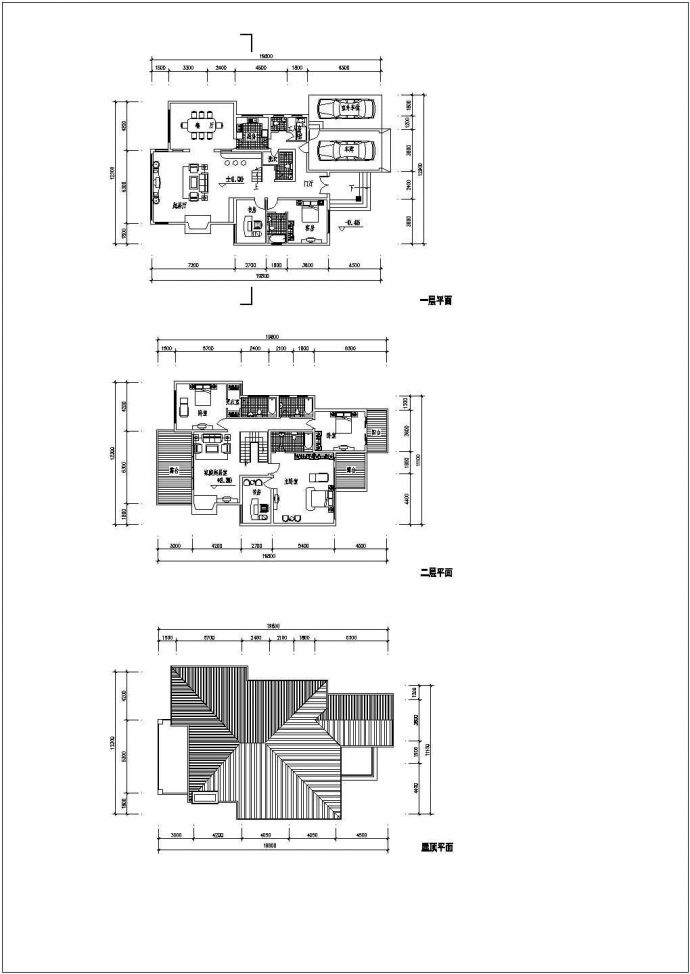 某地住宅项目多套小别墅建筑方案设计图集_图1