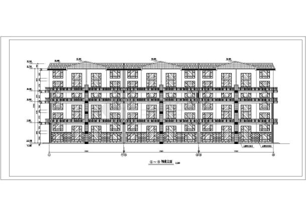 某地大型商品房建筑设计施工图（全套）-图二