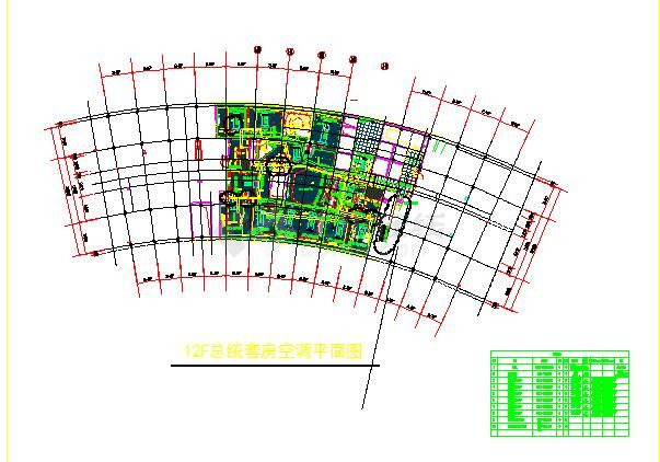 【黄石】某酒店总统套房VRV系统暖通设计图纸-图一