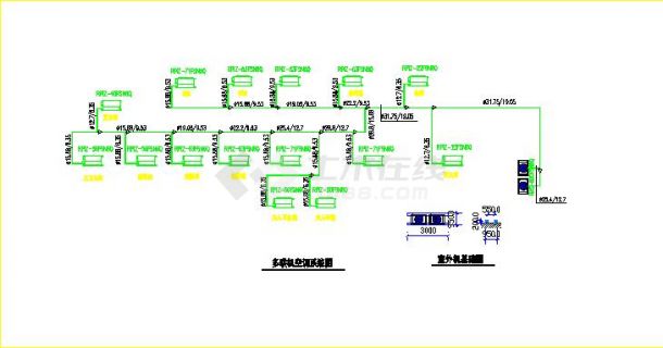 【黄石】某酒店总统套房VRV系统暖通设计图纸-图二