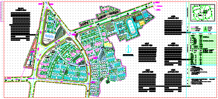 某小区规划总平面图（含设计说明）