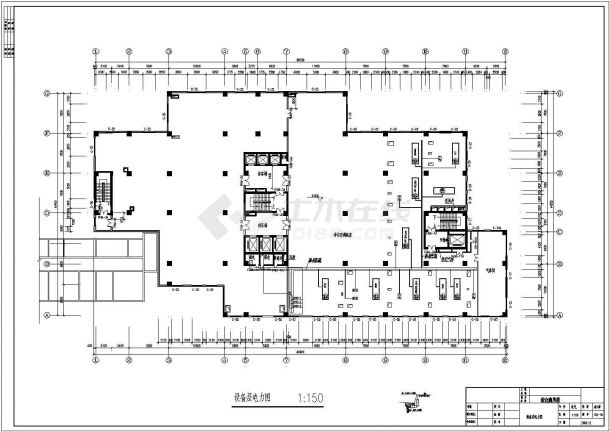 某地区中心医院综合病房楼电气设计图纸-图二