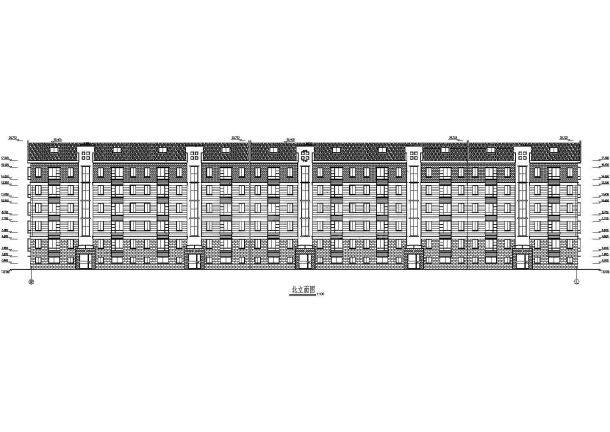 某市高级住宅小区多层建筑住宅施工图（全套）-图二