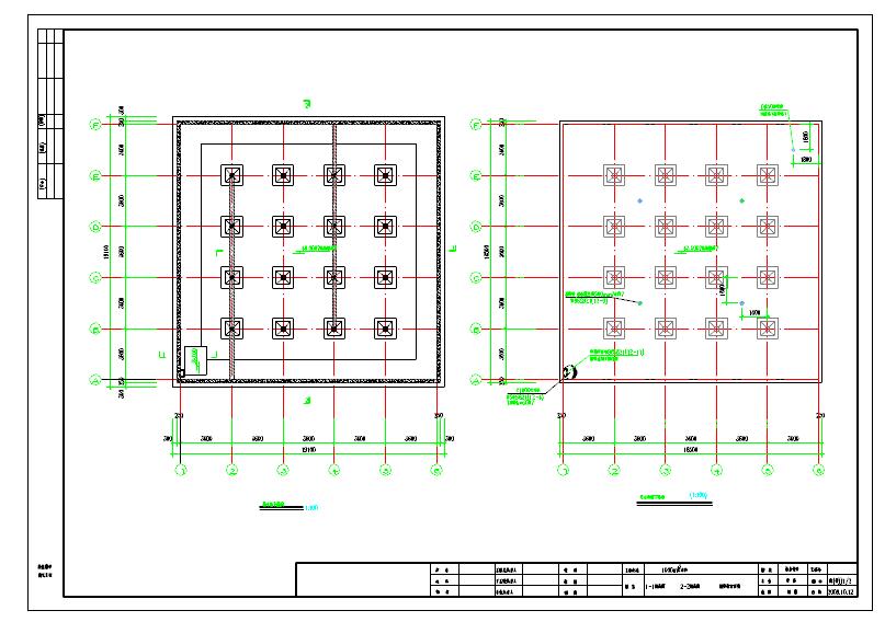 1000立方米清水池结构设计施工图