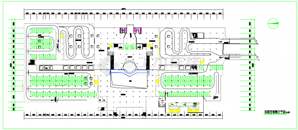 某地区大型火车站规划平面图纸（共1张）-图一