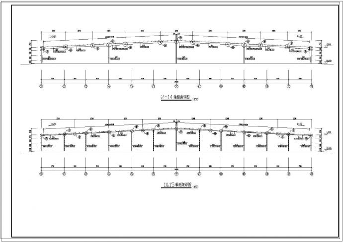 大型工业厂房建筑CAD设计施工图纸_图1