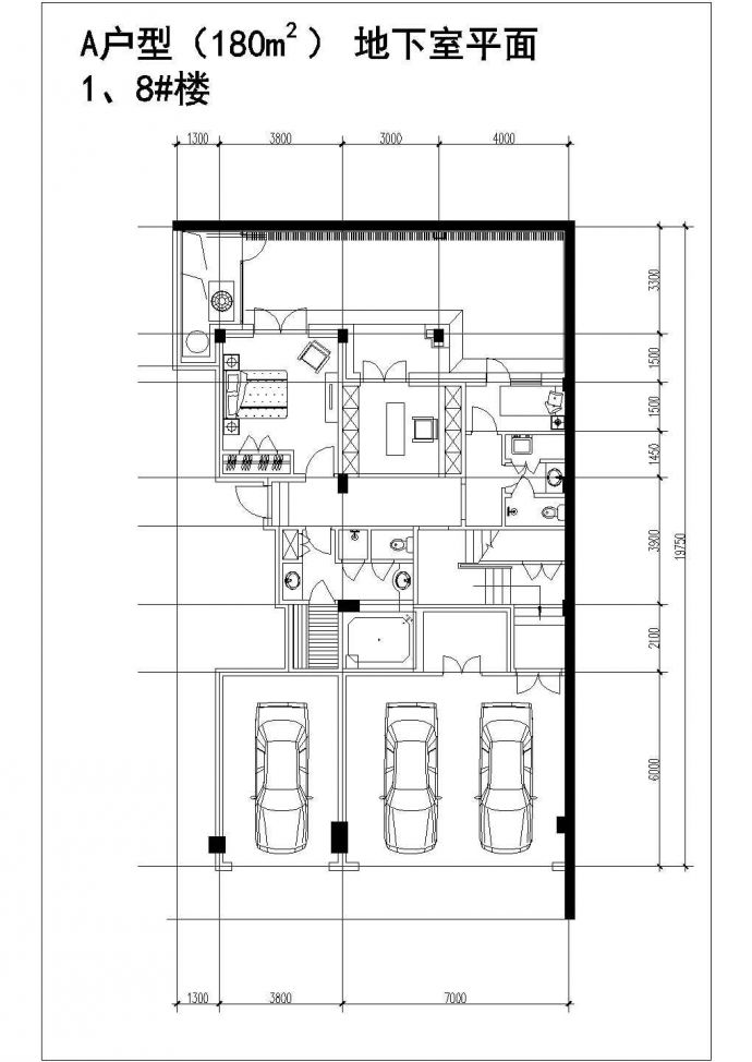 [施工图][杭州]多层古典欧式住宅小区建筑cad施工图(含效果图)精_图1