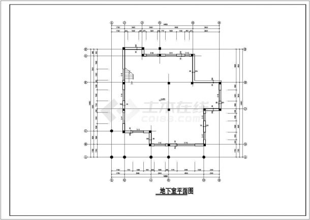 [中式风格]某二层新农村别墅建筑cad图（初设图）-图一