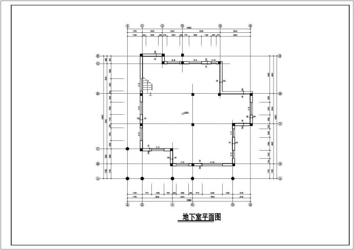 [中式风格]某二层新农村别墅建筑cad图（初设图）_图1