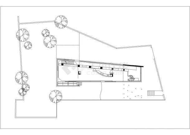 [方案]巴黎某知名别墅建筑CAD图（初设图）-图一