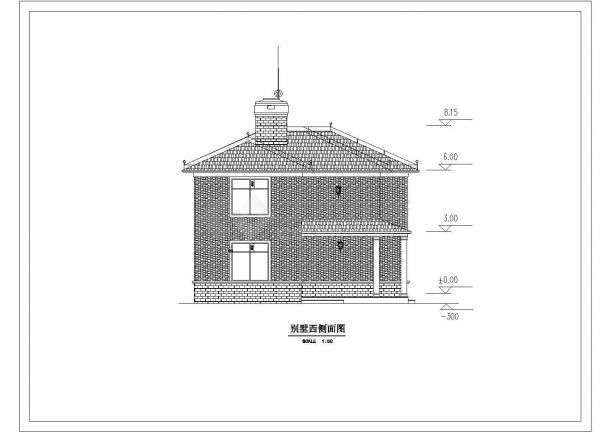 [新农村]某二层独栋别墅建筑方案图（含模型效果图）（初设图）-图二