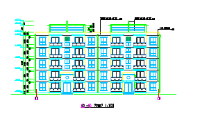 某地小型住宅楼建筑设计施工图（共11张）-图二