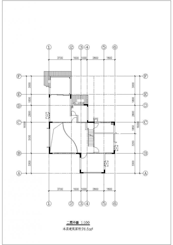 [方案]某三层度假别墅建筑扩初图（250平方米）_图1
