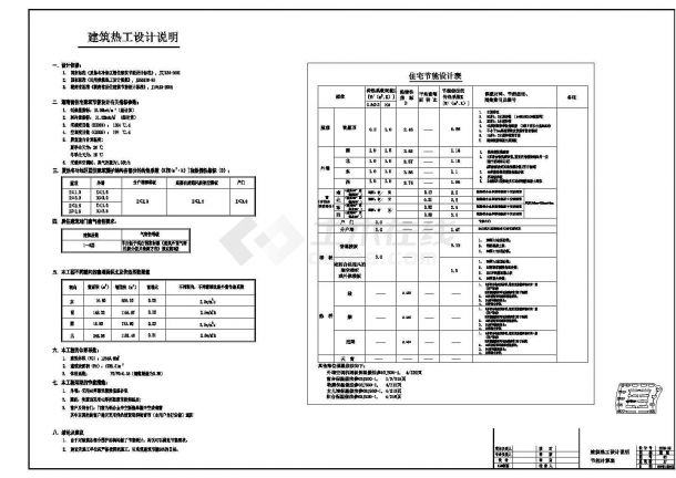 [湖南株洲]六层住宅楼建筑施工图(含设计及节能说明)-图二