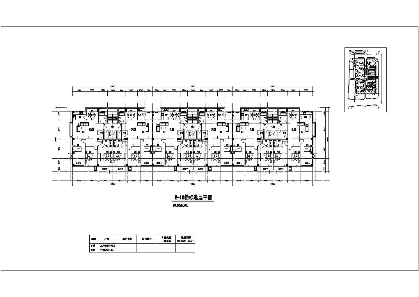 某地南方风格大户型建筑设计平面图