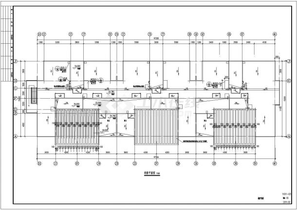 十六层高层现代风格商业住宅楼建筑施工图-图二