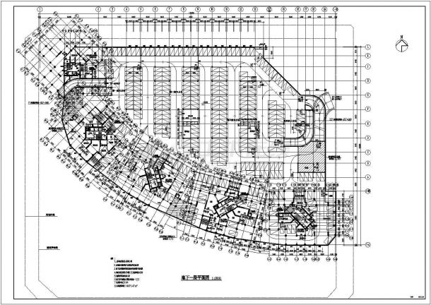 [深圳市]某134466.24平米高层住宅建筑施工图（塔式（一梯5-8户））-图二