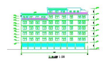 某地七号楼最新详细建筑设计施工图-图一