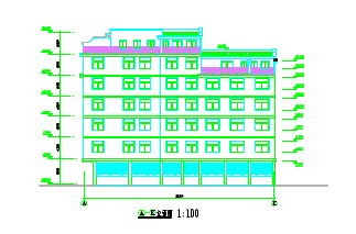 某地七号楼最新详细建筑设计施工图-图二