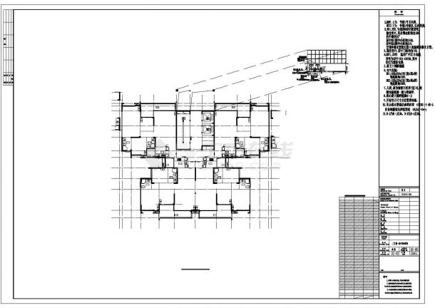 某城市核心区高层住宅小区2号楼建筑施工图(含节能设计)-图二