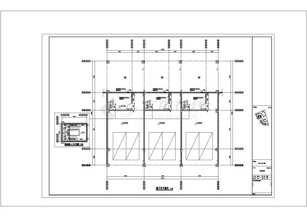 某小区框架结构三层别墅住宅建筑施工套图（含节能设计计算及分析）-图二
