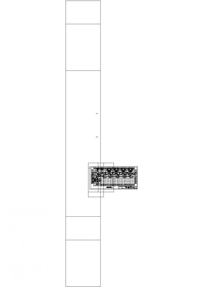 比较实用的六层塔式住宅楼建筑CAD设计图_图1