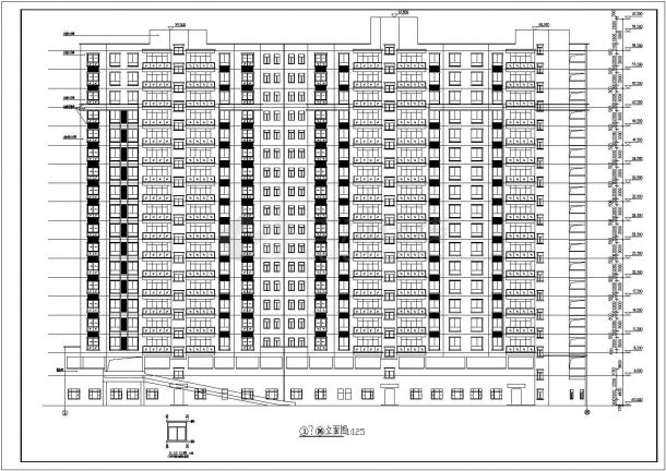 [湖北]某十八层住宅楼建筑施工套图（含节能设计说明及勘察报告）-图二