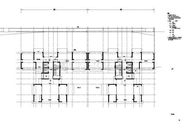 二十四层高层住宅楼建筑施工套图（含节能设计）-图二