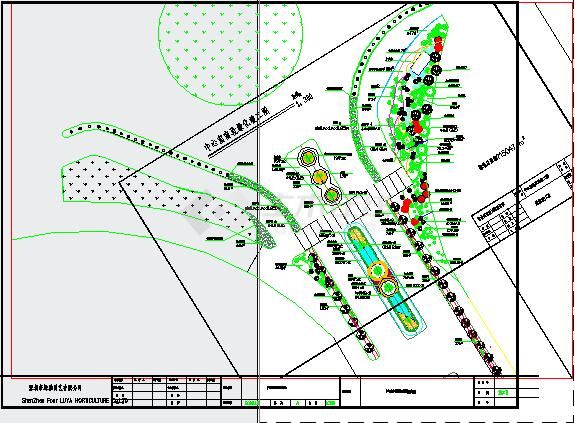 某地道路中心绿化带设计施工（10米）-图一