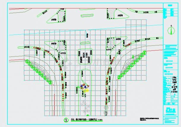 【安徽省】某市某道路绿化设计施工图纸-图二