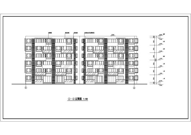 【无锡】某小区多层住宅建筑设计施工图-图二