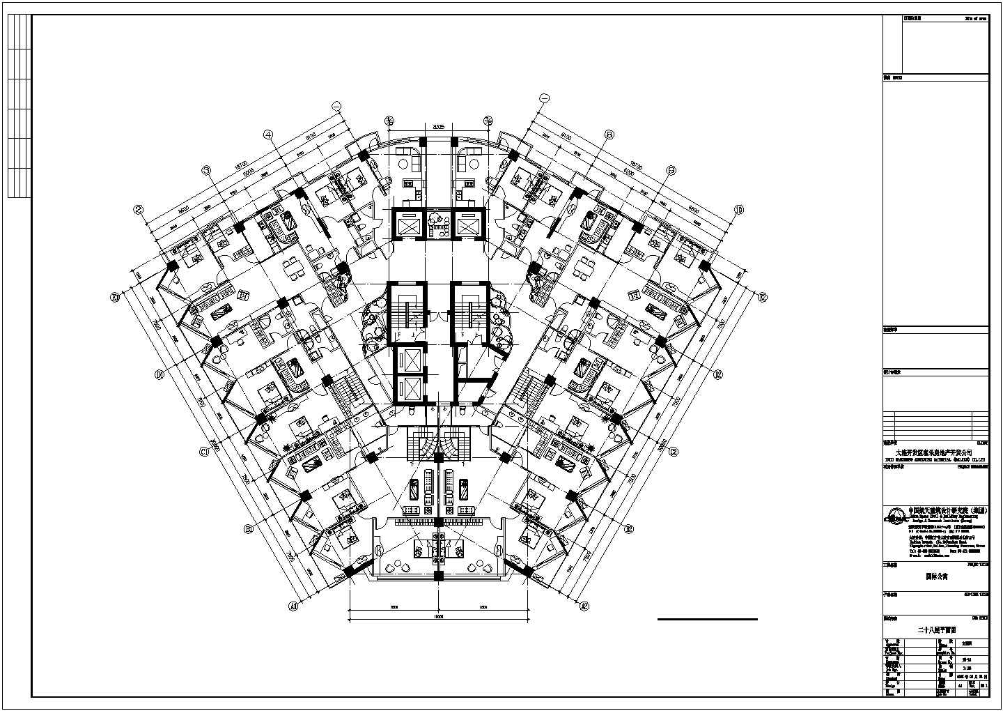 某83132.2平米现代小区住宅建筑方案设计（含效果图及户型平面）
