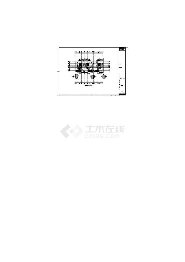 [南京]某海岸项目叠院拼接别墅建筑施工图（框架结构）-图一