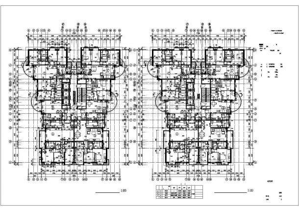 某框架结构28层住宅建筑施工图（知名设计院设计）-图二